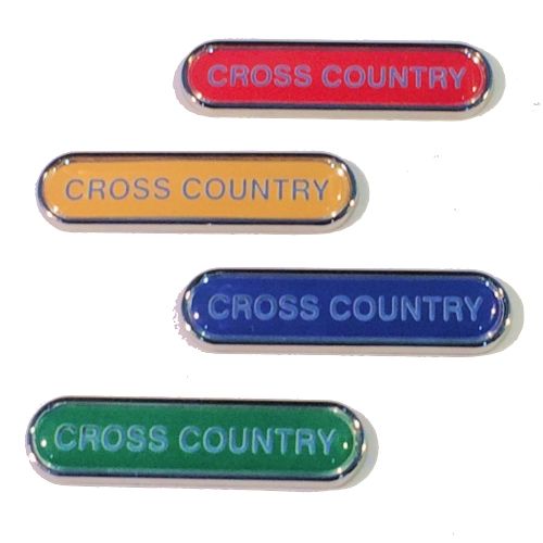 CROSS COUNTRY badge